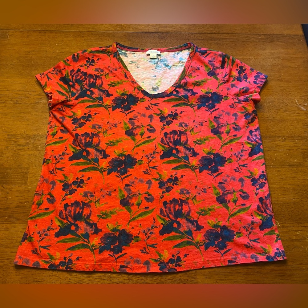 Sundance Vibrant Floral Boxy Tee